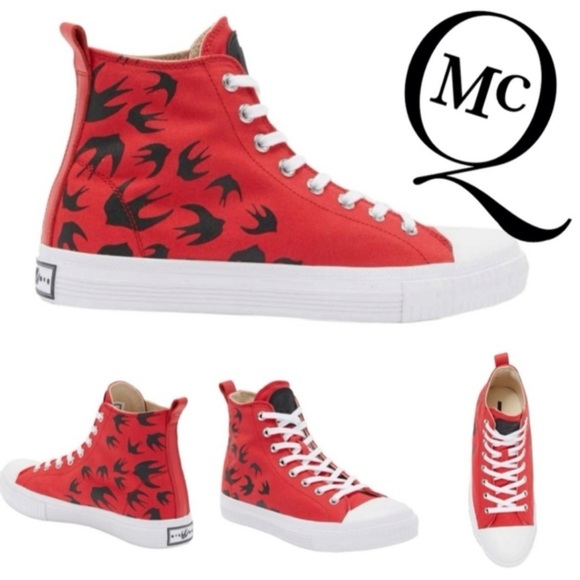 Alexander McQueen High Top Sneakers - Designer Sneakers in great condition! - Picture 1 of 11